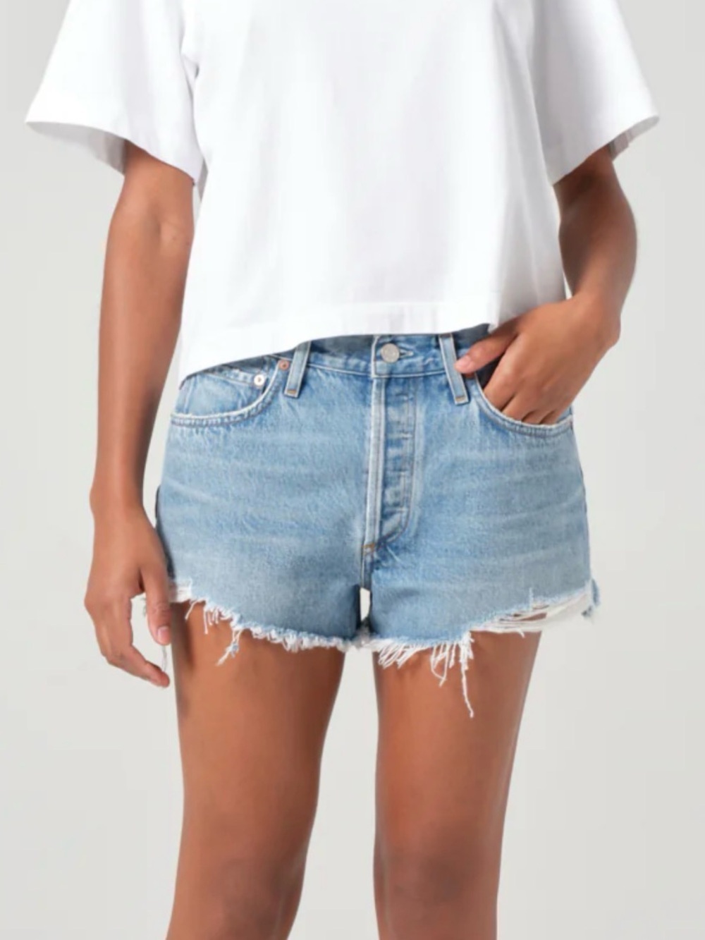 Agolde Parker Vintage Cut Off Shorts - Size 29